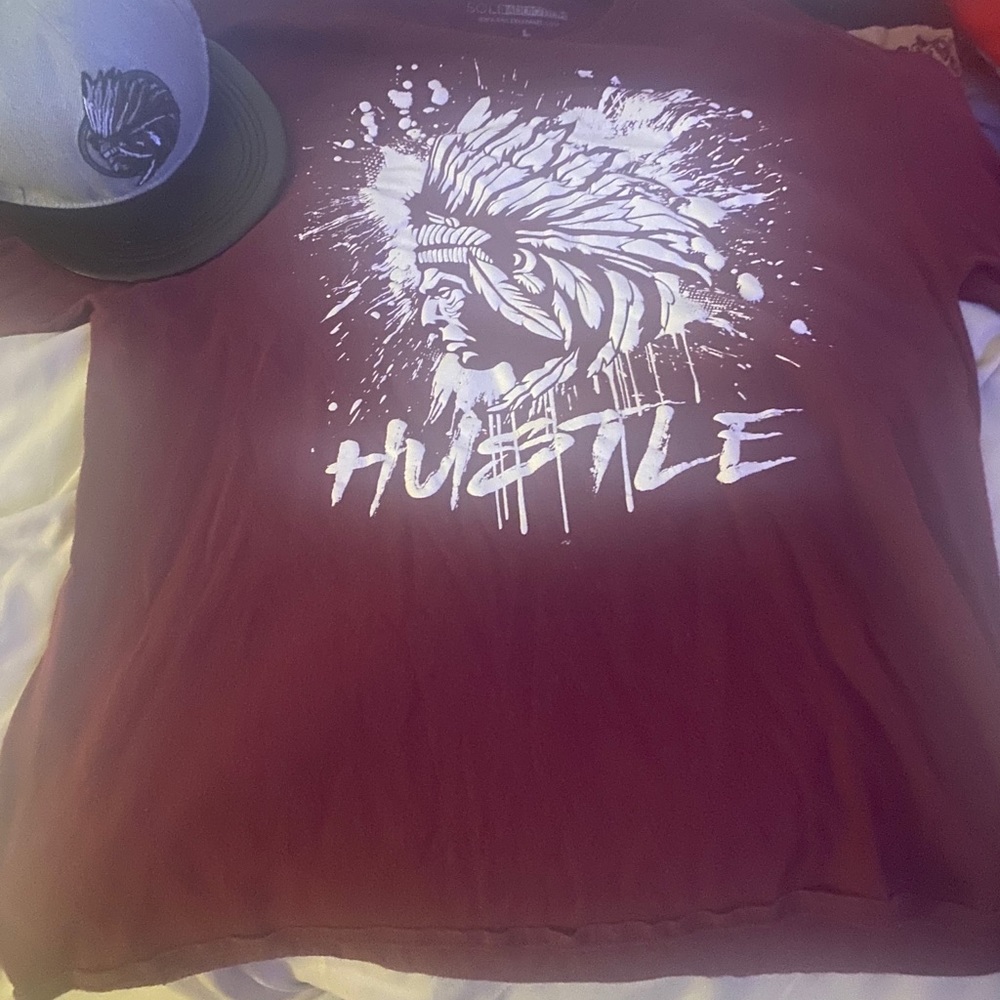 Hustle shirt and hat